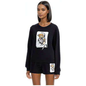 MOSCHINO-Teddy Bear Organic Cotton Sweatshirt -JOHN JULIA.