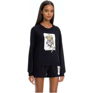 MOSCHINO-Teddy Bear Organic Cotton Sweatshirt -JOHN JULIA.