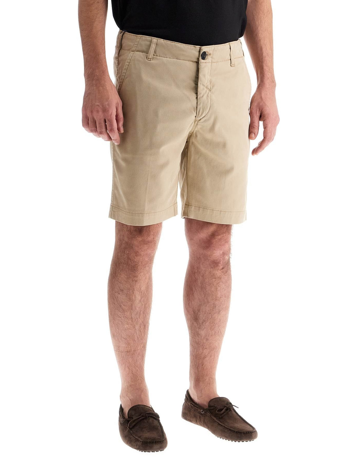 Gabardine Tencel Shorts-Vilebrequin-JOHN JULIA