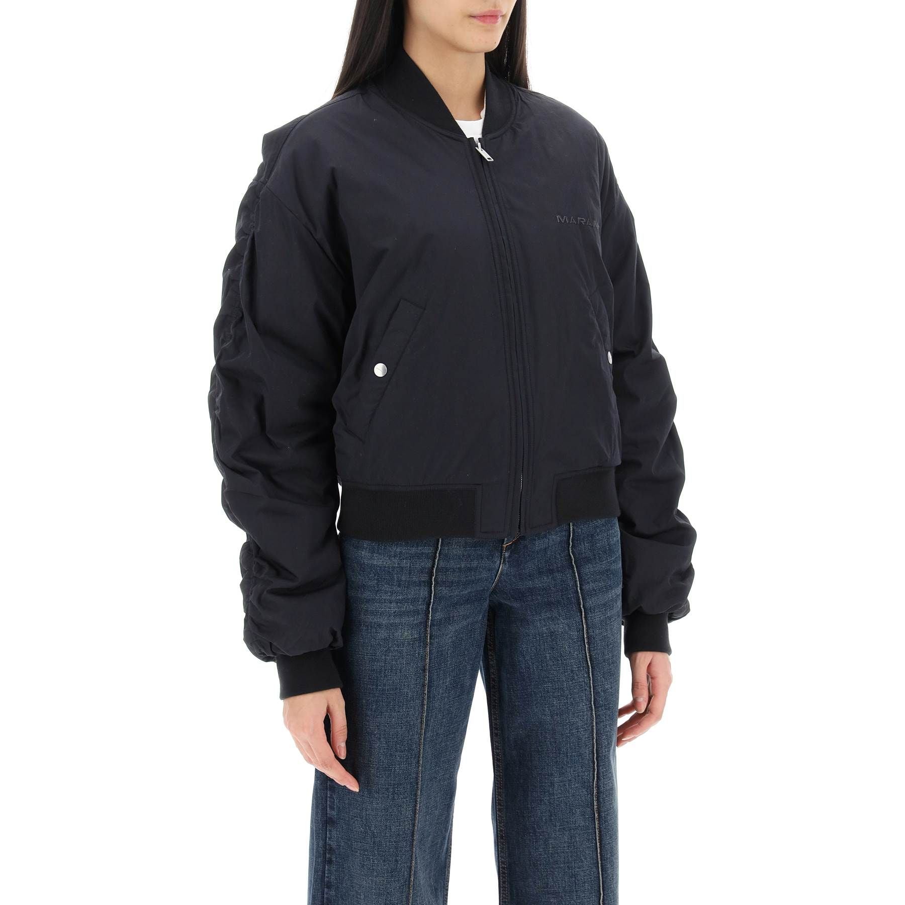 Bessime Oversized Bomber Jacket