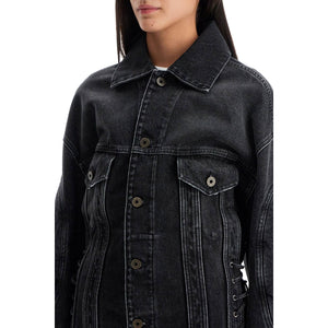 Denim Jacket With Laces