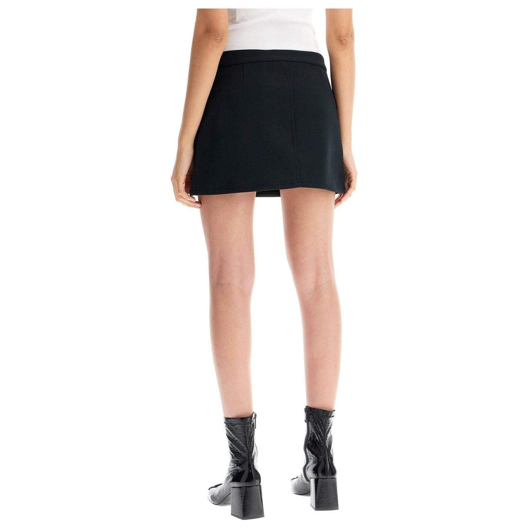 2-Pocket Twill Mini Skirt.