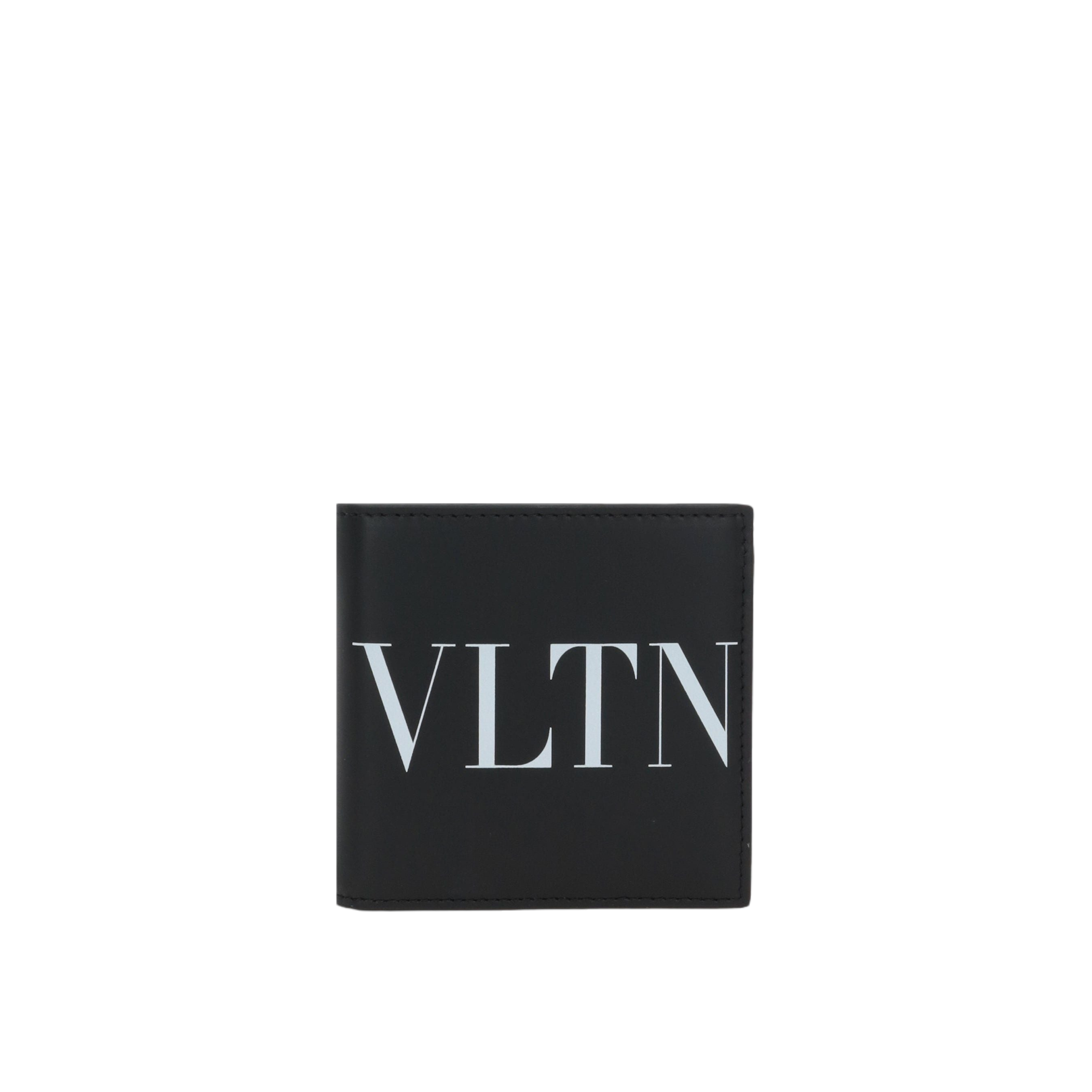 VLTN Smooth Leather Billfold Wallet-VALENTINO GARAVANI-JOHN JULIA