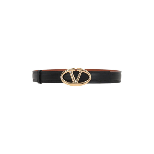 VLogo Bold Edition Smooth Leather Belt-VALENTINO GARAVANI-JOHN JULIA