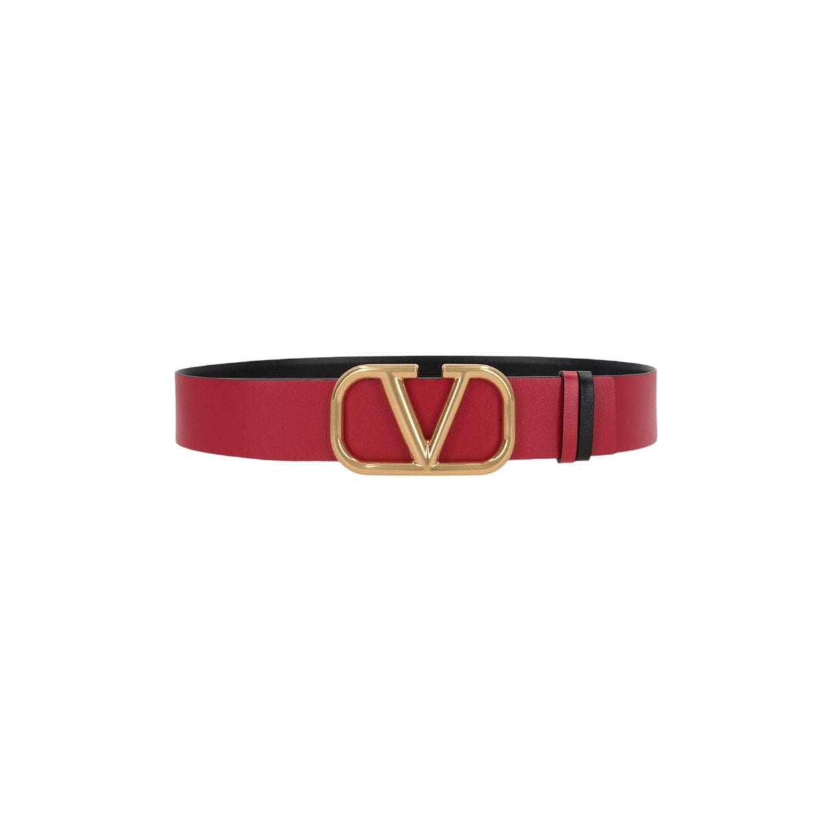 VLogo Reversible Smooth Leather Belt-VALENTINO GARAVANI-JOHN JULIA