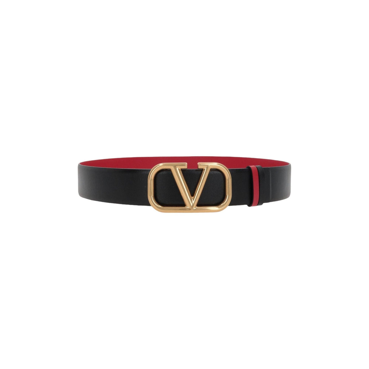 VLogo Reversible Smooth Leather Belt-VALENTINO GARAVANI-JOHN JULIA