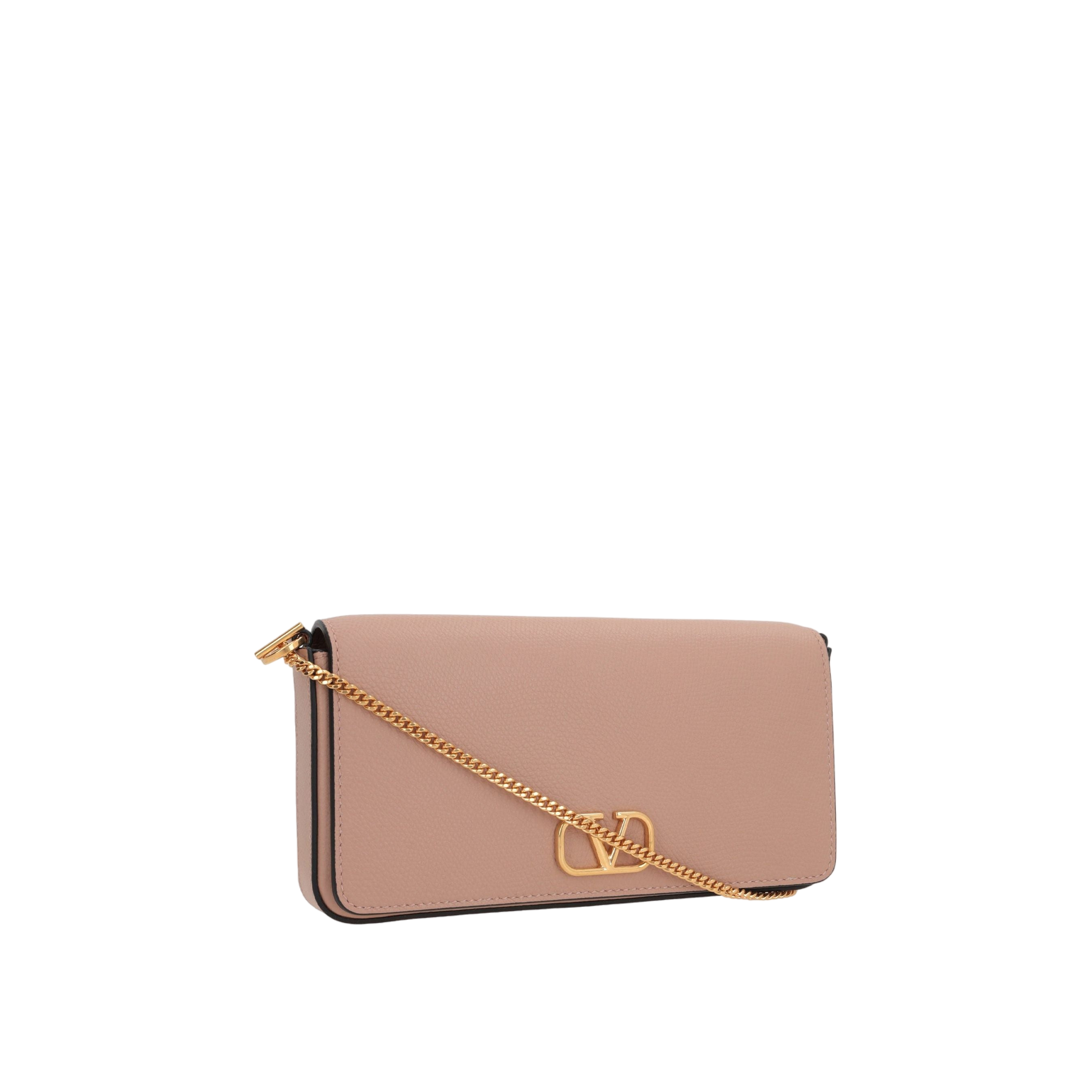 VLogo Signature Grainy Leather Clutch-VALENTINO GARAVANI-JOHN JULIA