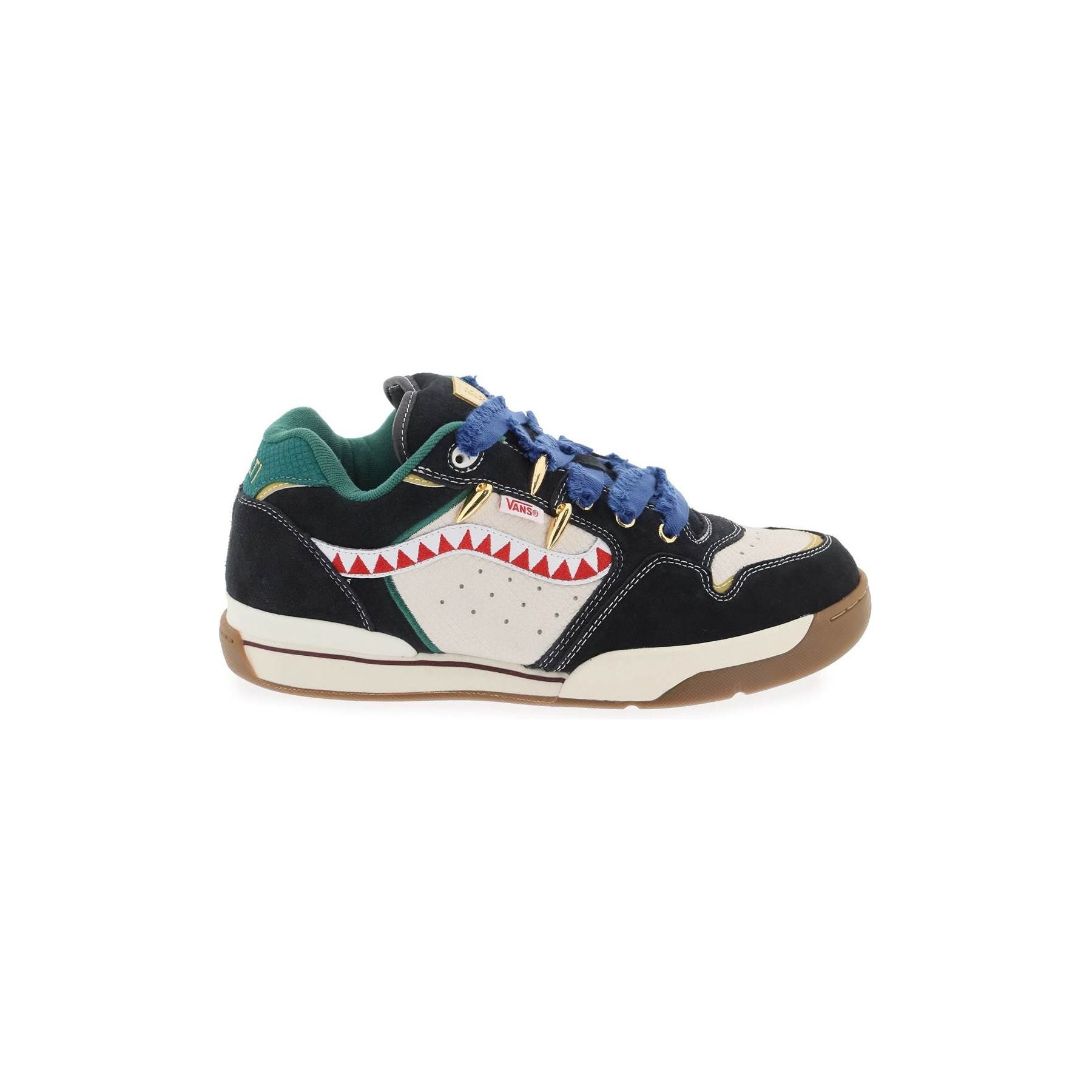 Rowley XLT Faux Leather and Suede Sneakers