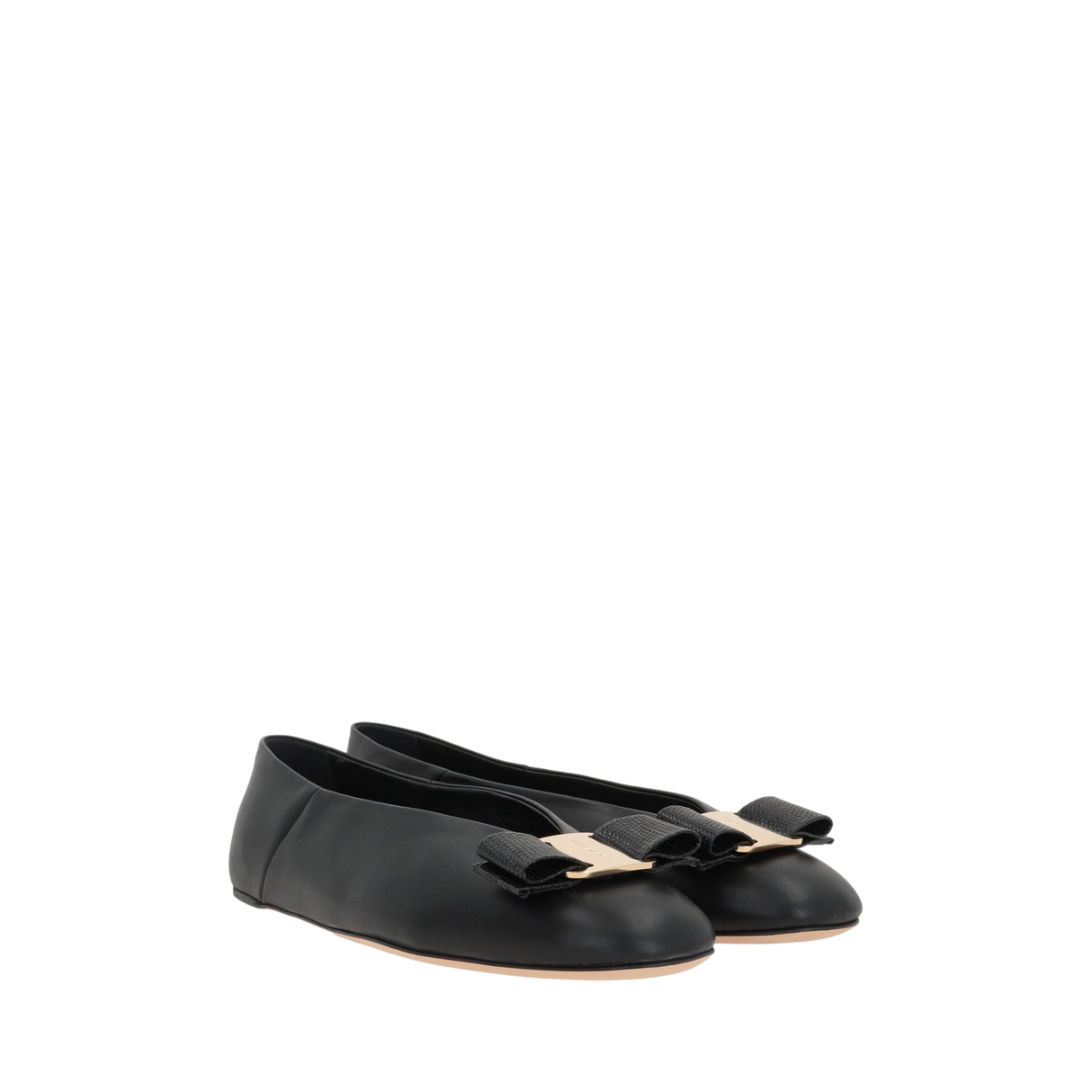 Vanna Nappa Ballerinas-FERRAGAMO-JOHN JULIA