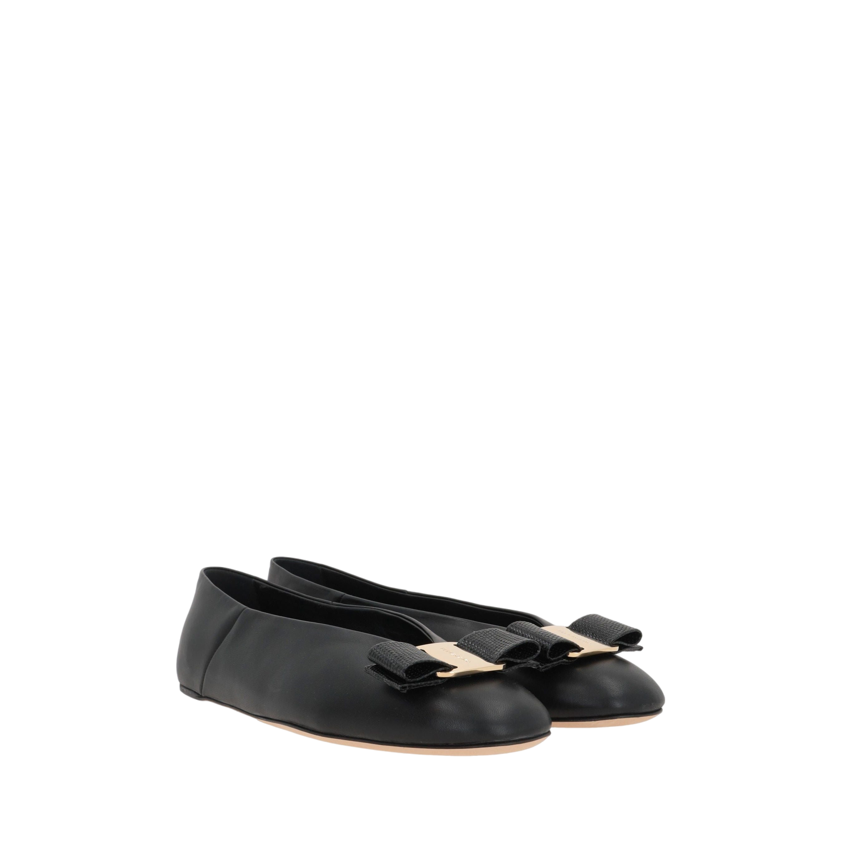 Vanna Nappa Ballerinas-FERRAGAMO-JOHN JULIA