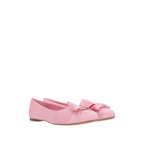 Varina Satin Ballerinas-FERRAGAMO-JOHN JULIA