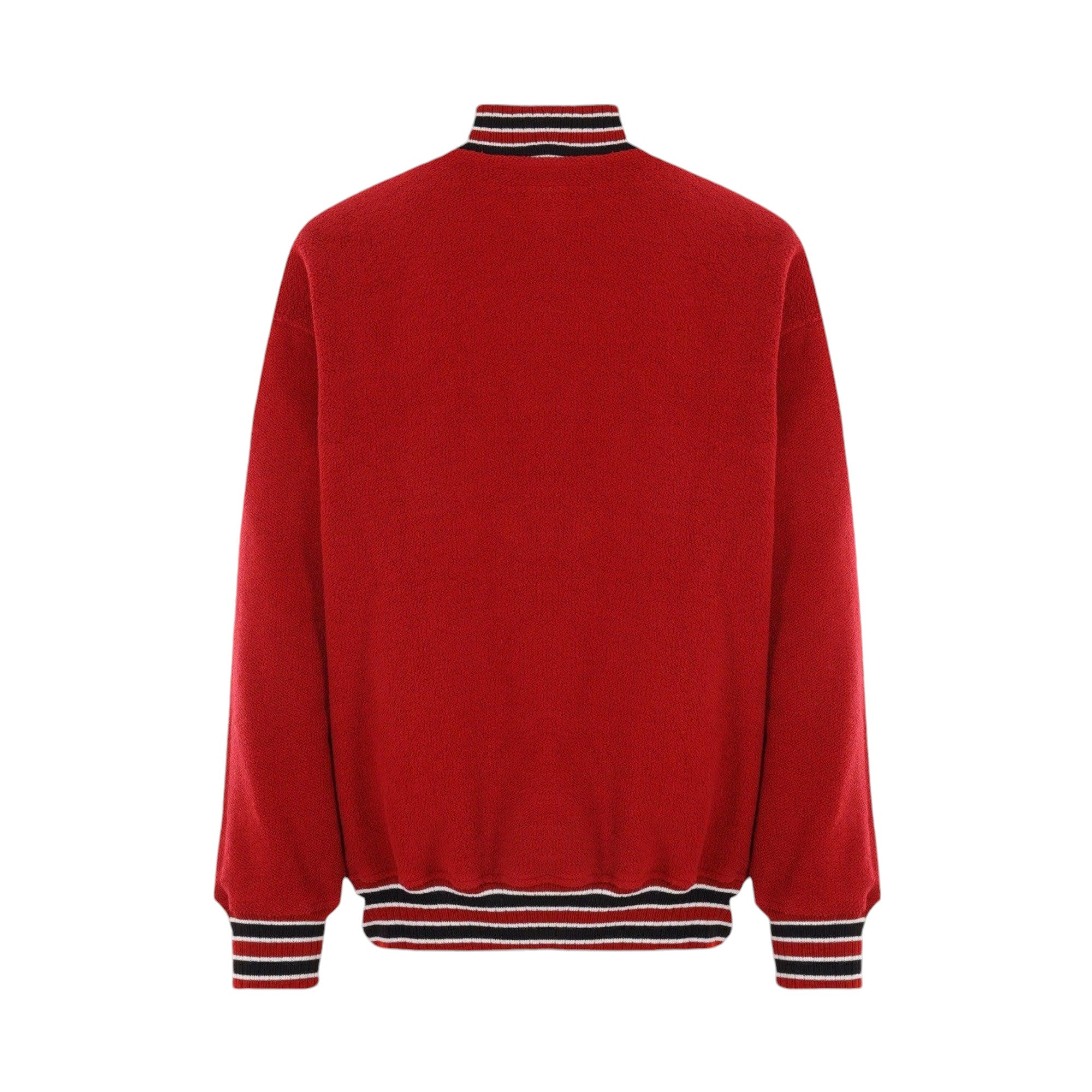 Varsity Fleece Half-zip Sweatshirt-RHUDE-JOHN JULIA