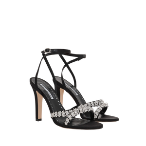 Vedada Satin Sandals-MANOLO BLAHNIK-JOHN JULIA