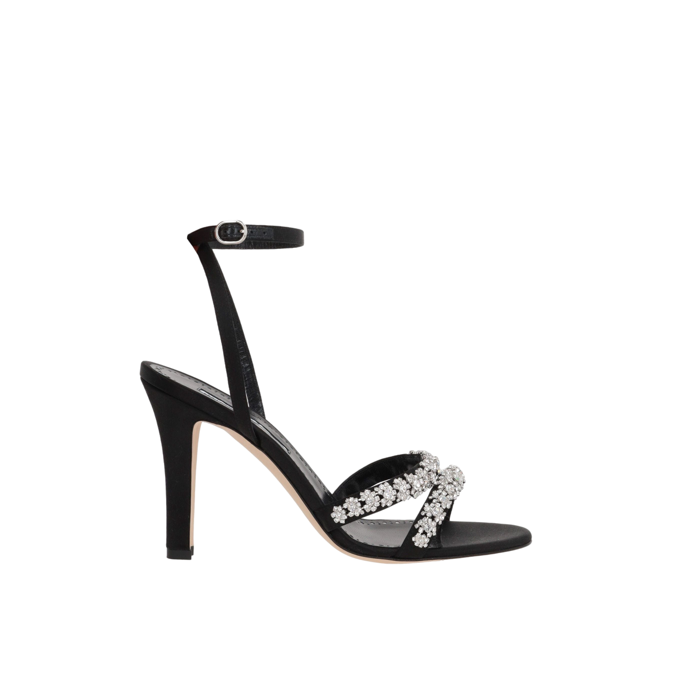 Vedada Satin Sandals-MANOLO BLAHNIK-JOHN JULIA