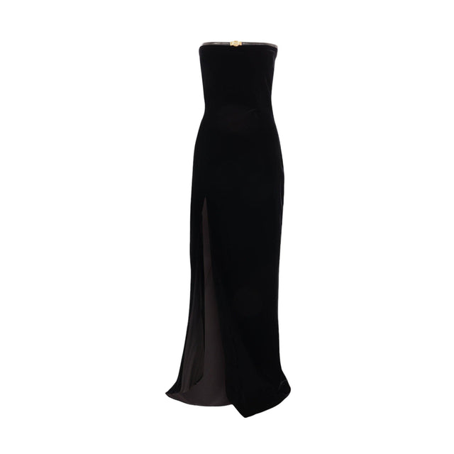 Velvet Bustier Dress-TOM FORD-JOHN JULIA