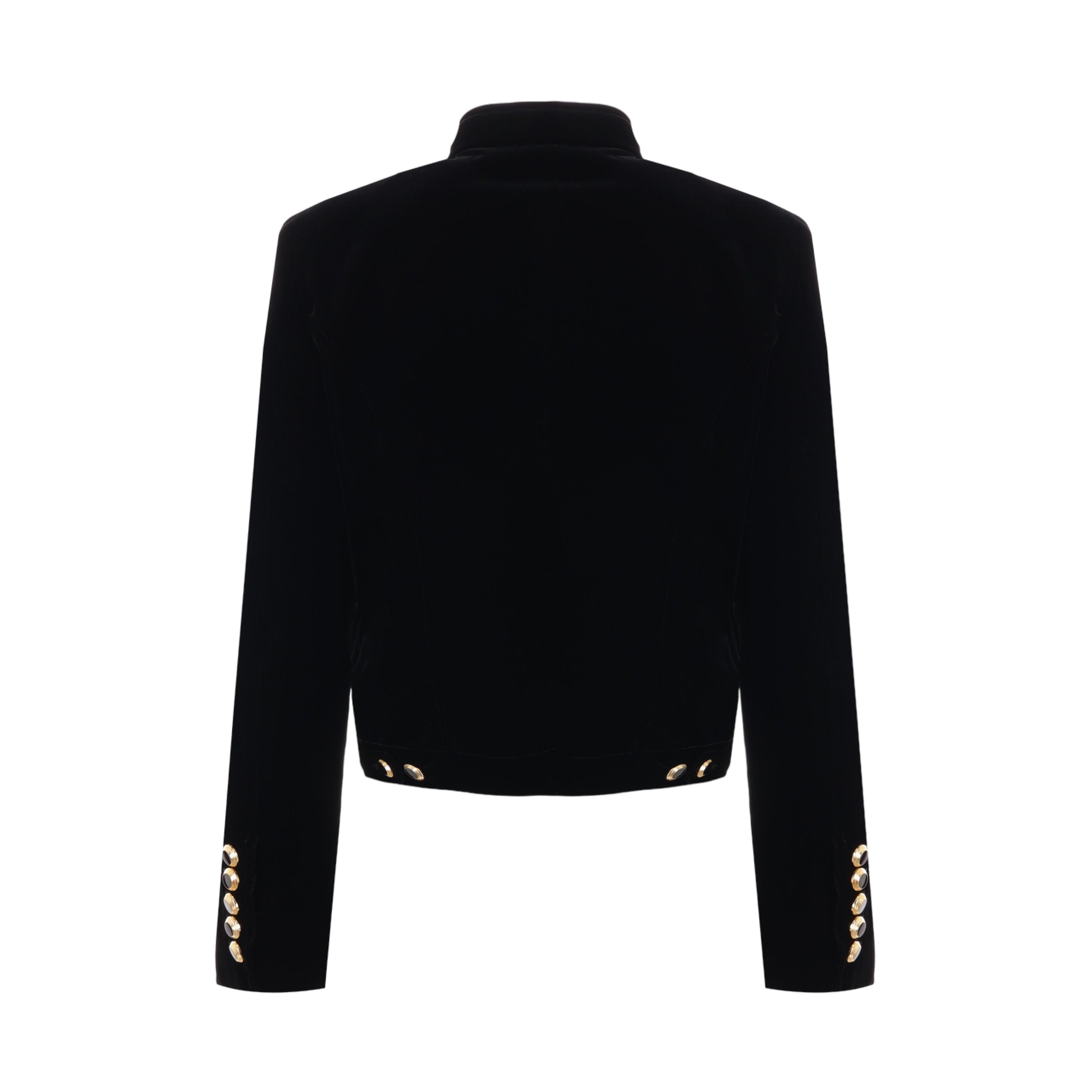 Velvet Cropped Jacket-TOM FORD-JOHN JULIA