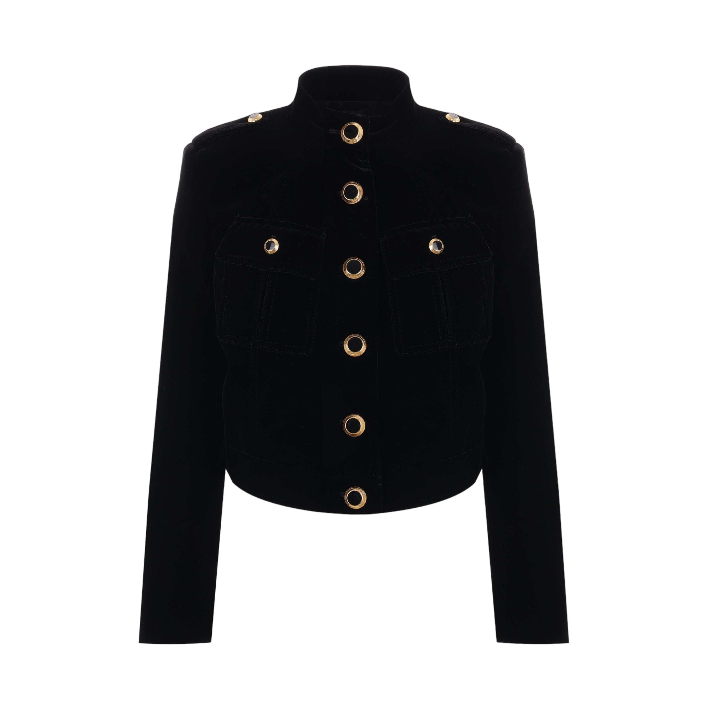 Velvet Cropped Jacket-TOM FORD-JOHN JULIA