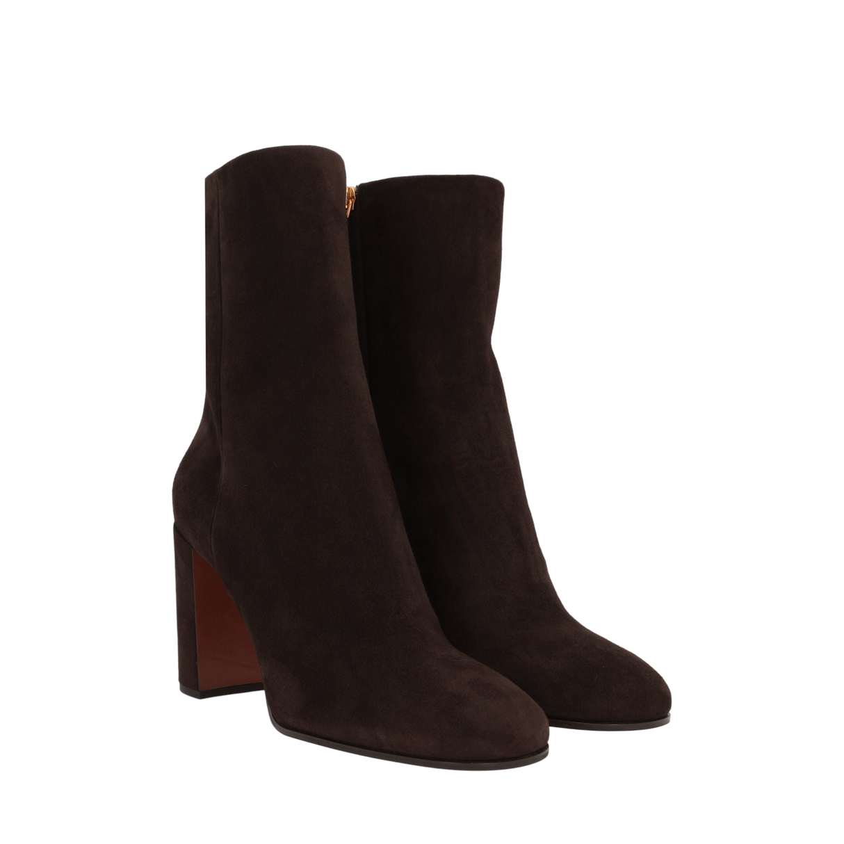 Velvet Suede Ankle Boots-PRADA-JOHN JULIA