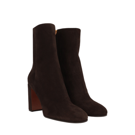 Velvet Suede Ankle Boots-PRADA-JOHN JULIA