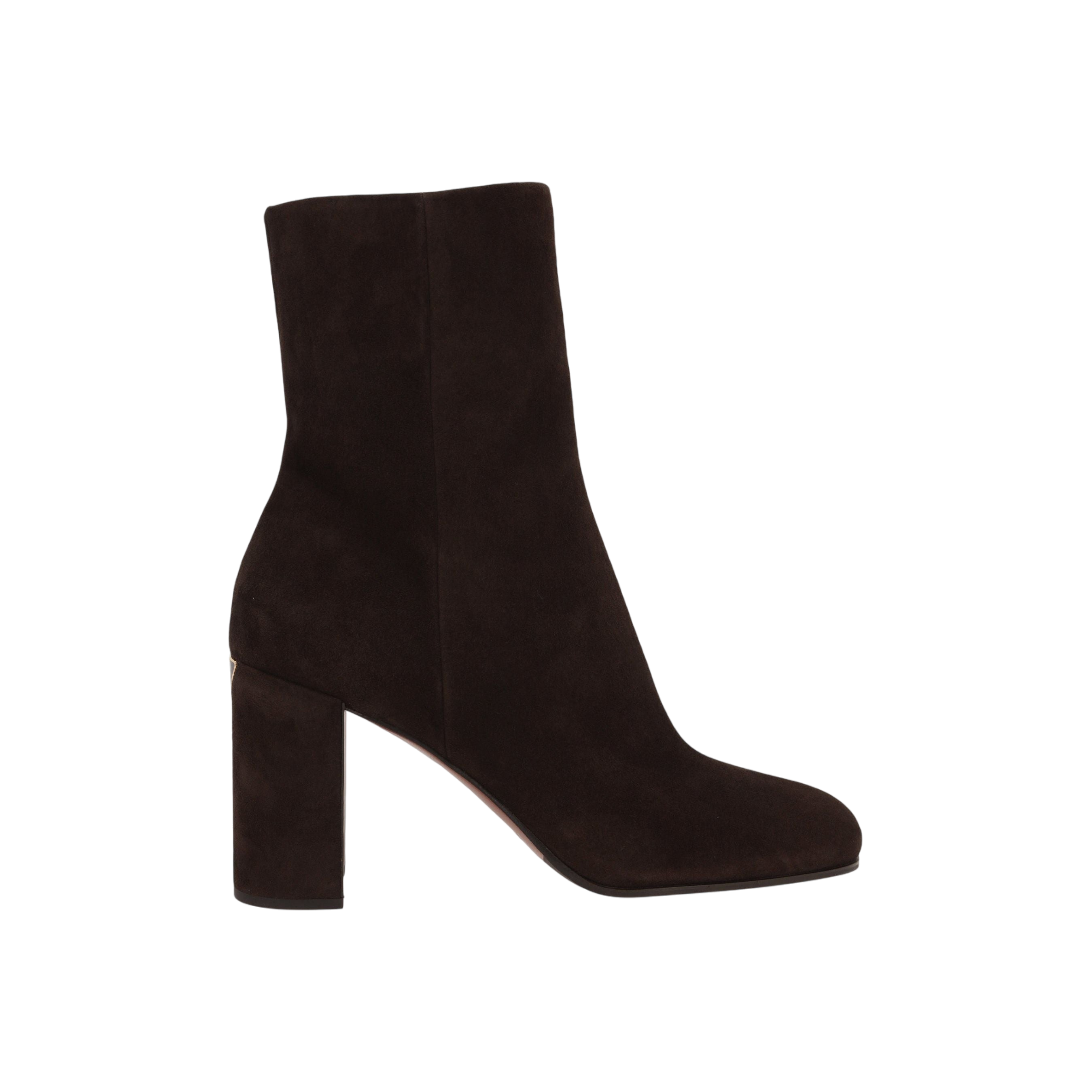 Velvet Suede Ankle Boots-PRADA-JOHN JULIA