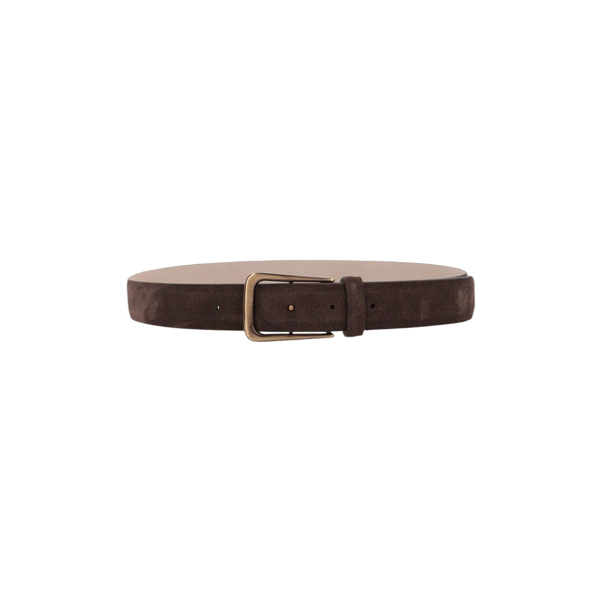 Velvet Suede Belt-BRUNELLO CUCINELLI-JOHN JULIA