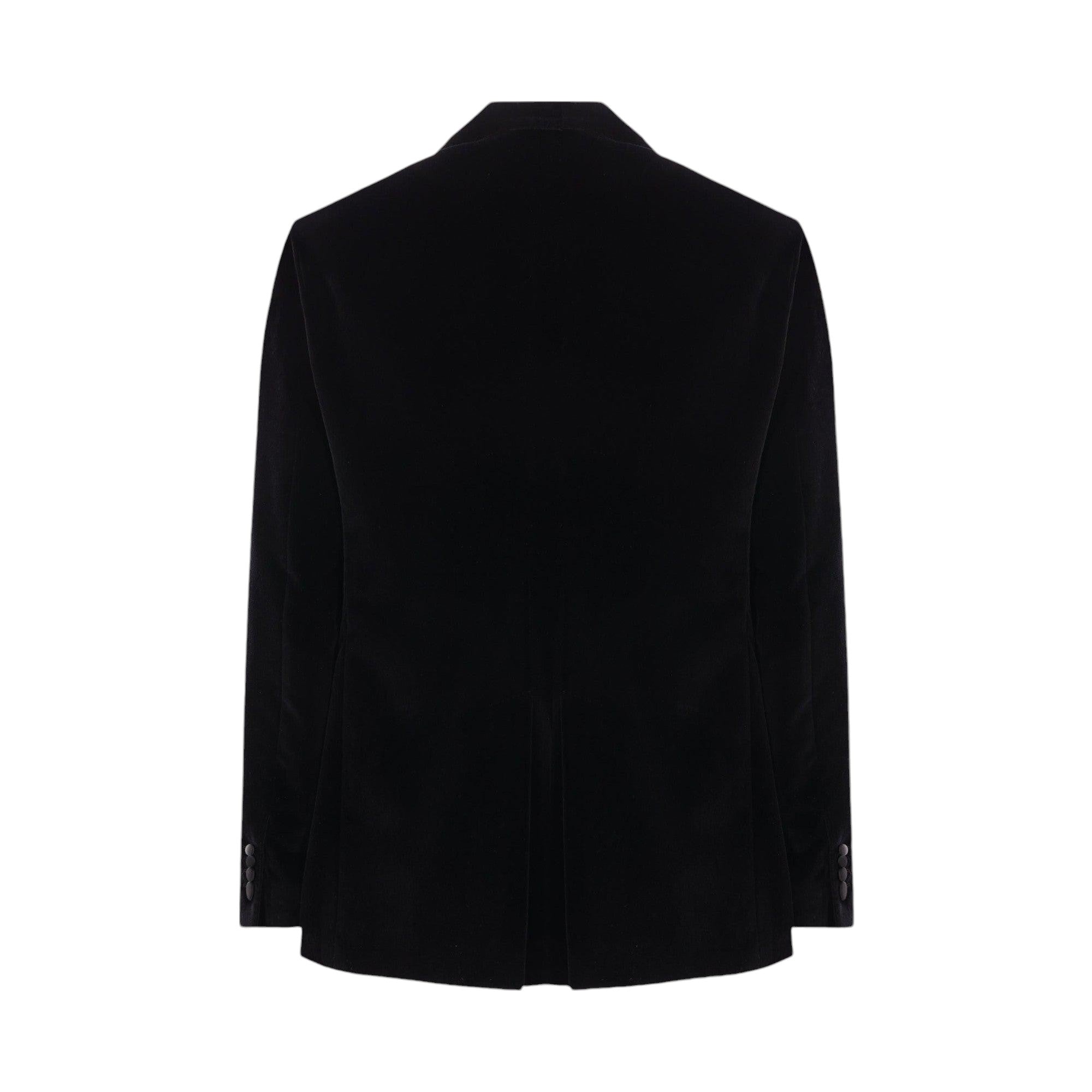 Velvet Tuxedo Jacket-DOLCE & GABBANA-JOHN JULIA