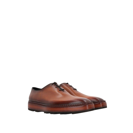 Venezia Leather Alessandro Alto Oxford Shoes-BERLUTI-JOHN JULIA