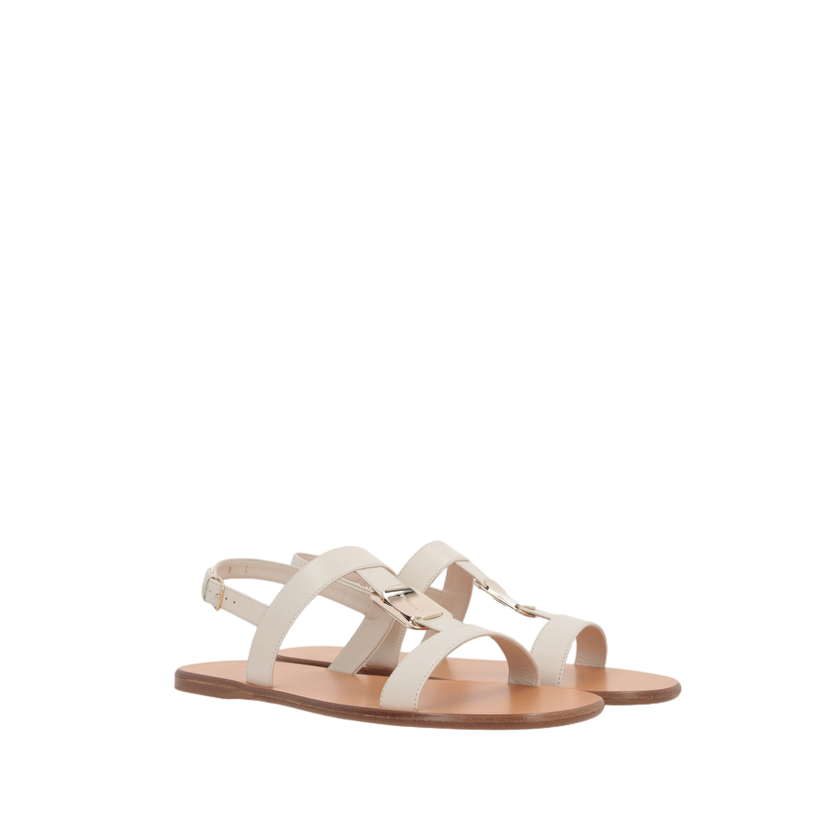 Vida Nappa Flat Sandals-FERRAGAMO-JOHN JULIA