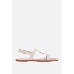 Vida Nappa Flat Sandals-FERRAGAMO-JOHN JULIA