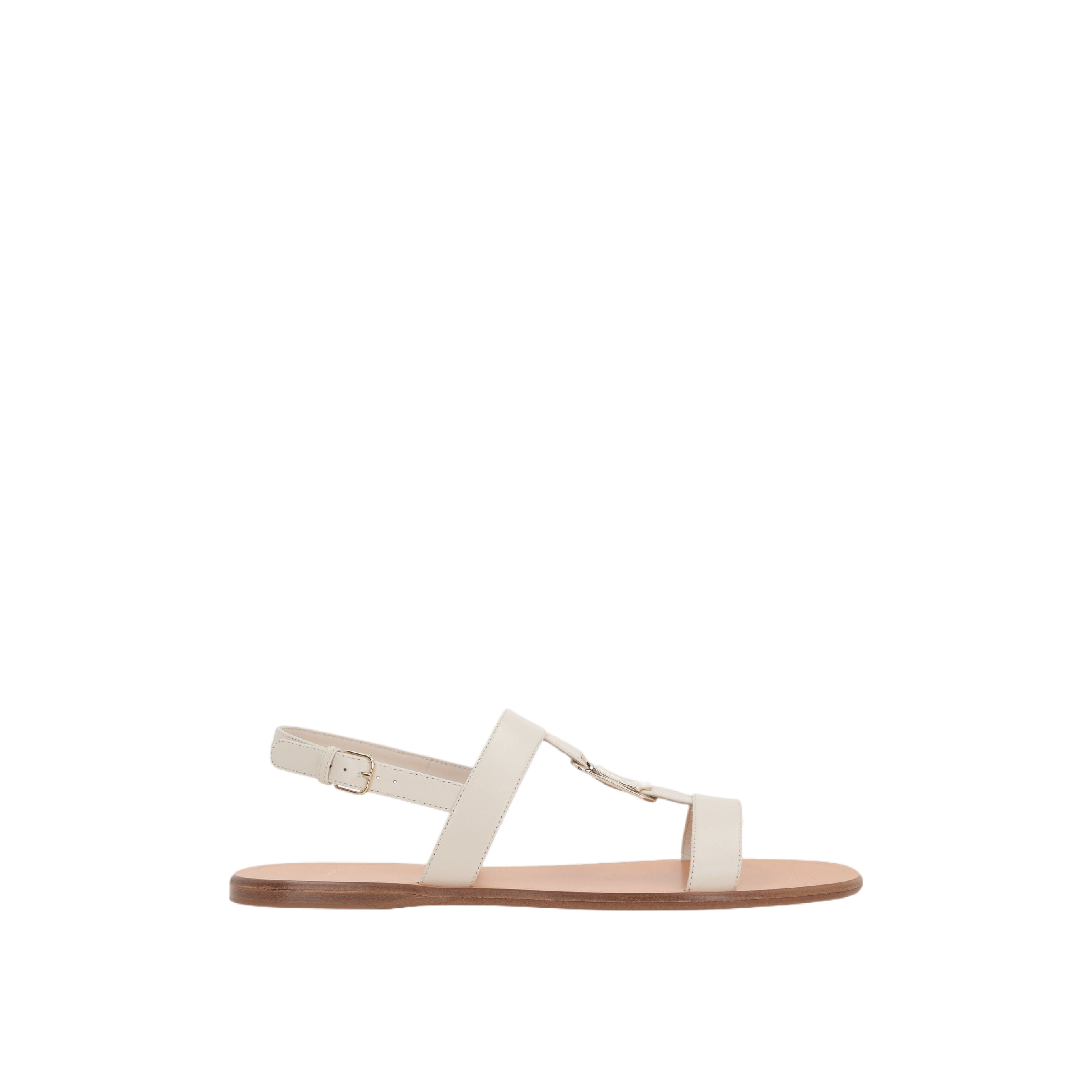 Vida Nappa Flat Sandals-FERRAGAMO-JOHN JULIA