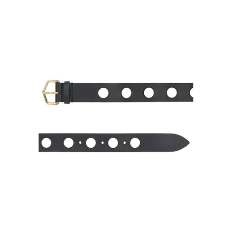 Vienne Thin Perforated Leather Belt-ALAÏA-JOHN JULIA