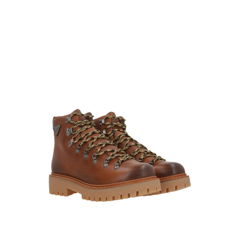 Vintage Leather Combat Boots-PRADA-JOHN JULIA