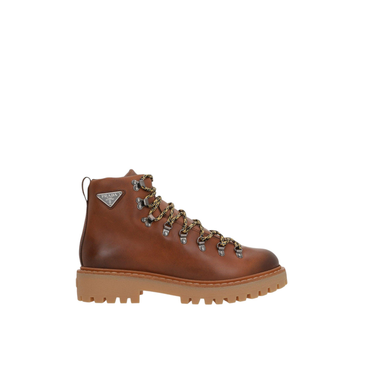 Vintage Leather Combat Boots-PRADA-JOHN JULIA