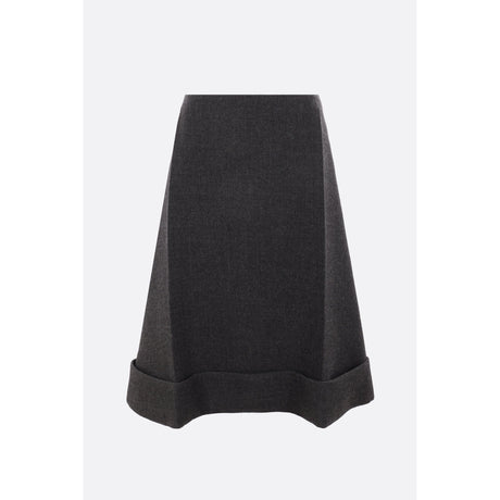 Vintage Look Stitch Midi Skirt-PRADA-JOHN JULIA