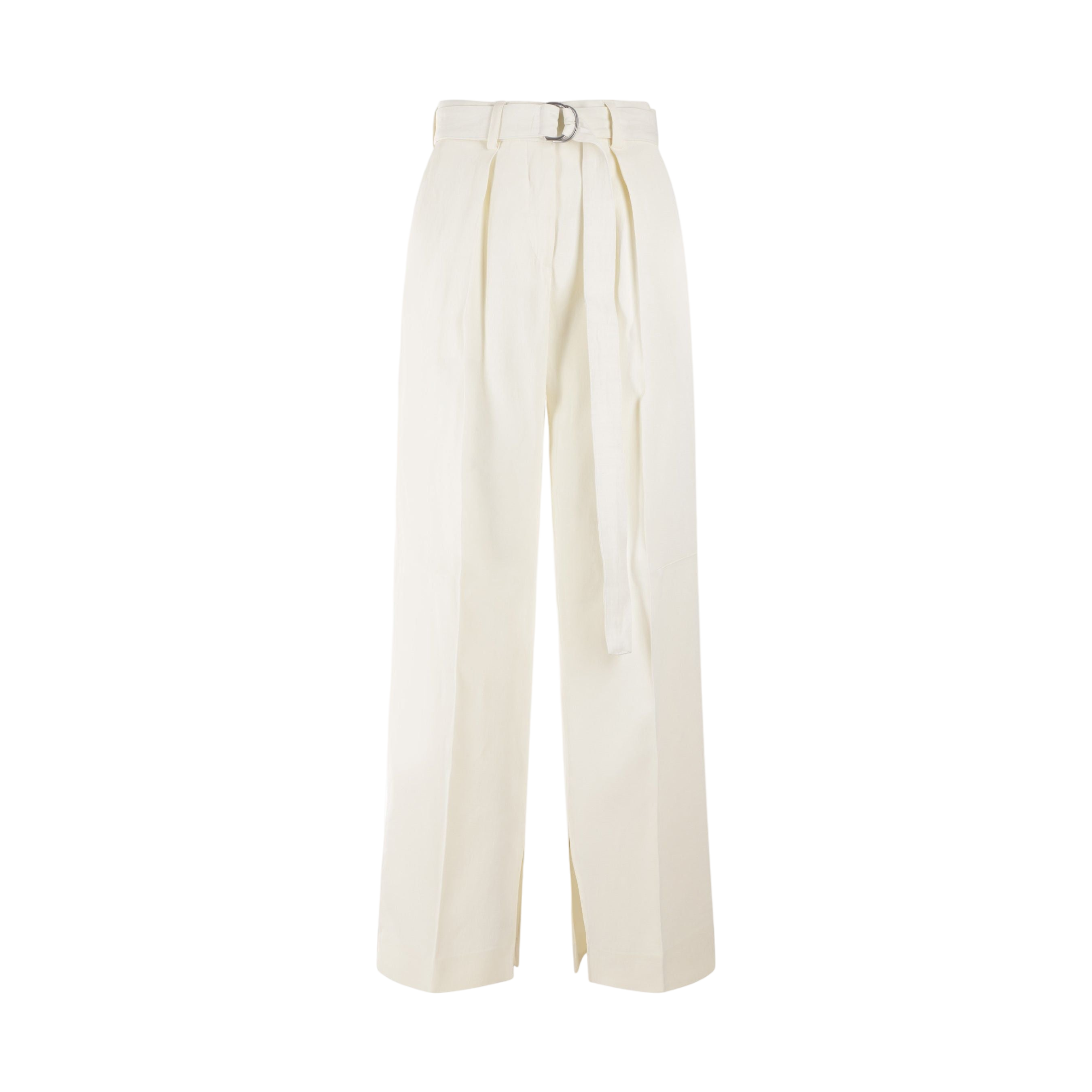 Viscose and Linen Wide-leg Pants-JIL SANDER-JOHN JULIA