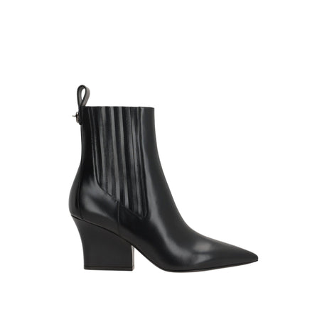 Vlogo Brushed Leather Beatle Boots-VALENTINO GARAVANI-JOHN JULIA