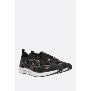 VLogo Easyjog Sneakers In Leather And Fabric-VALENTINO GARAVANI-JOHN JULIA