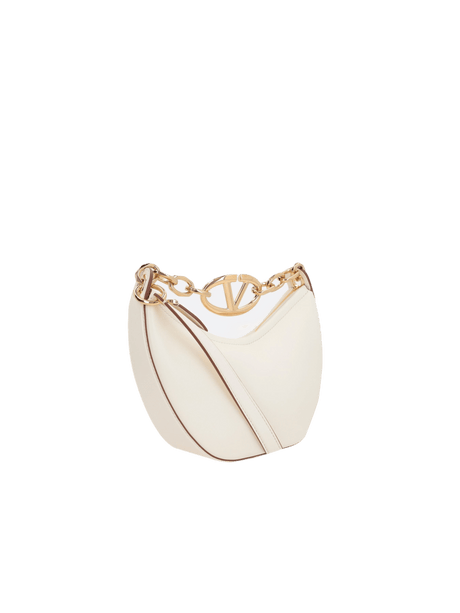 VALENTINO GARAVANI-Vlogo Moon Mini Nappa Hobo Bag-JOHN JULIA