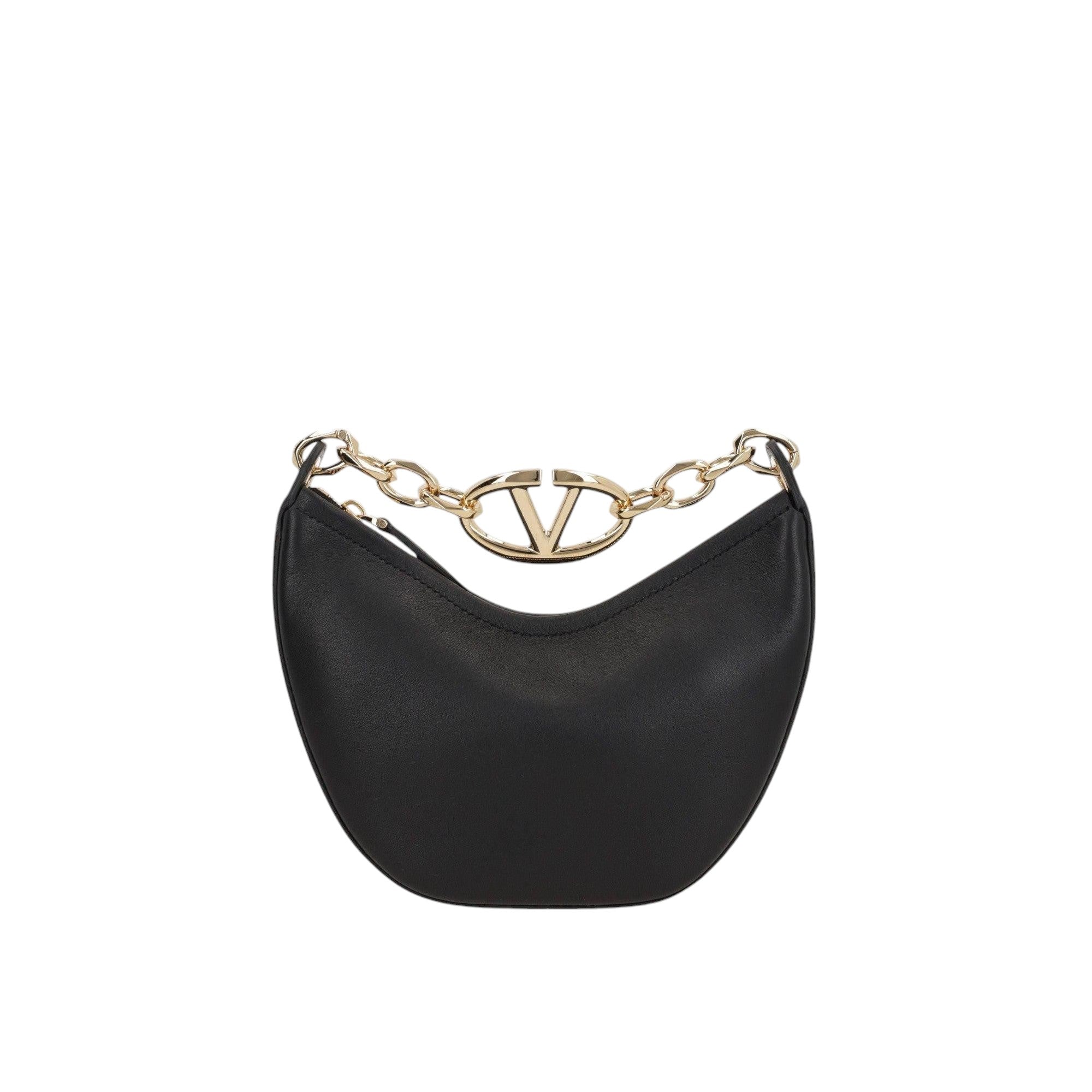 Vlogo Moon Mini Nappa Hobo Bag-VALENTINO GARAVANI-JOHN JULIA