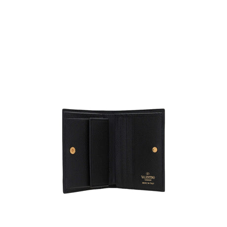 Vlogo Signature Grainy Leather Compact Wallet-VALENTINO GARAVANI-JOHN JULIA