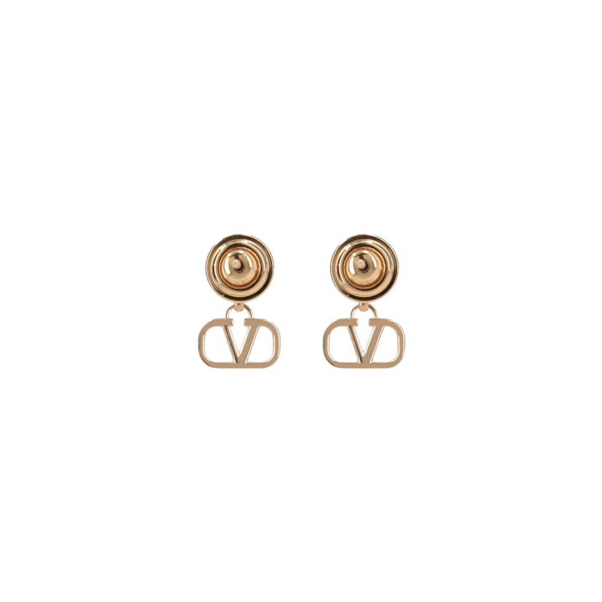 Vlogo Signature Metal Earrings-VALENTINO GARAVANI-JOHN JULIA