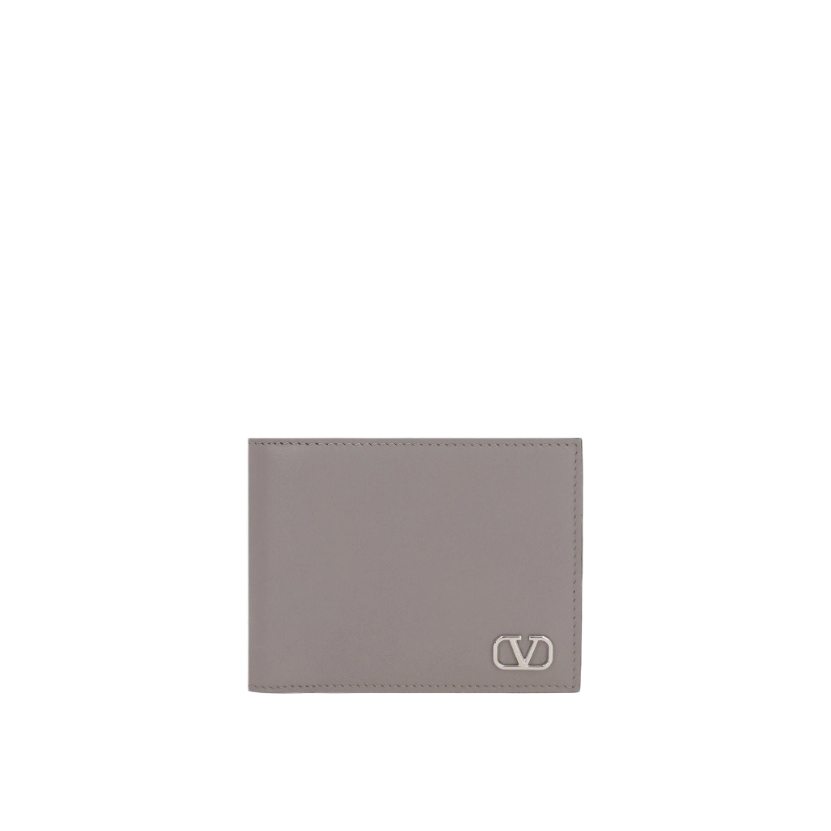 Vlogo Signature Smooth Leather Money-Clip Wallet-VALENTINO GARAVANI-JOHN JULIA