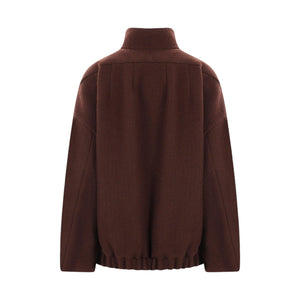 Voles Wool Bomber Jacket-DRIES VAN NOTEN-JOHN JULIA