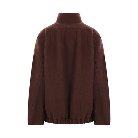 Voles Wool Bomber Jacket-DRIES VAN NOTEN-JOHN JULIA