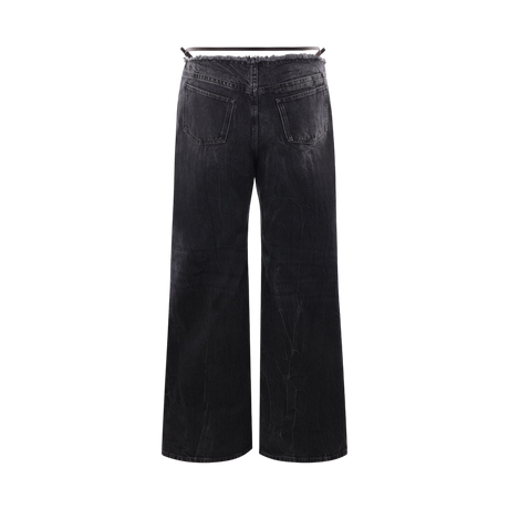 Voyou Low-waist Denim Jeans-GIVENCHY-JOHN JULIA