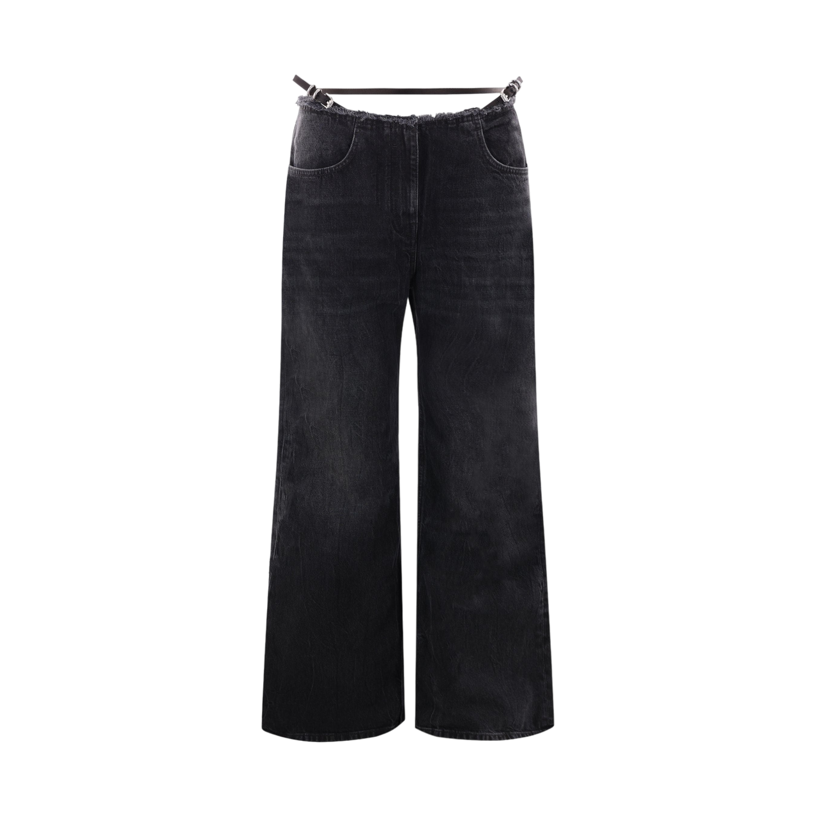 Voyou Low-waist Denim Jeans-GIVENCHY-JOHN JULIA