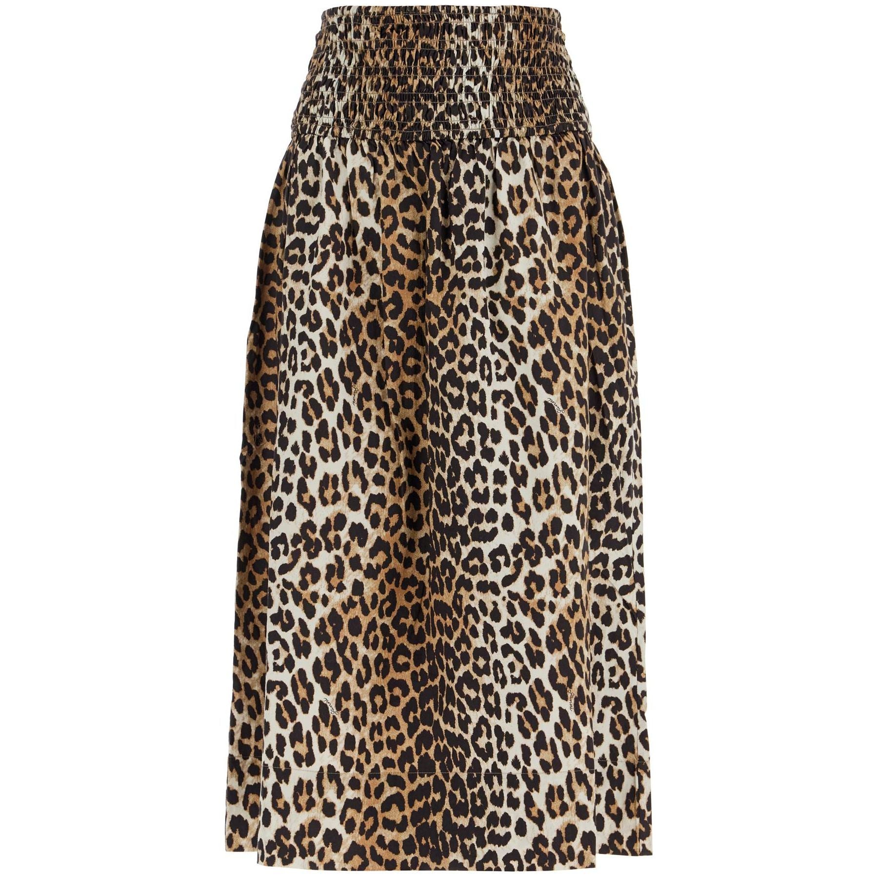 Organic Cotton Leopard Print Skirt