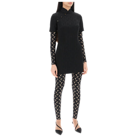 Moon Diamant Jacquard Mini Dress