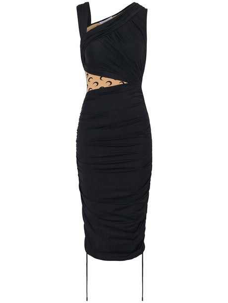 Draped Jersey Dress With-MARINE SERRE-JOHN JULIA