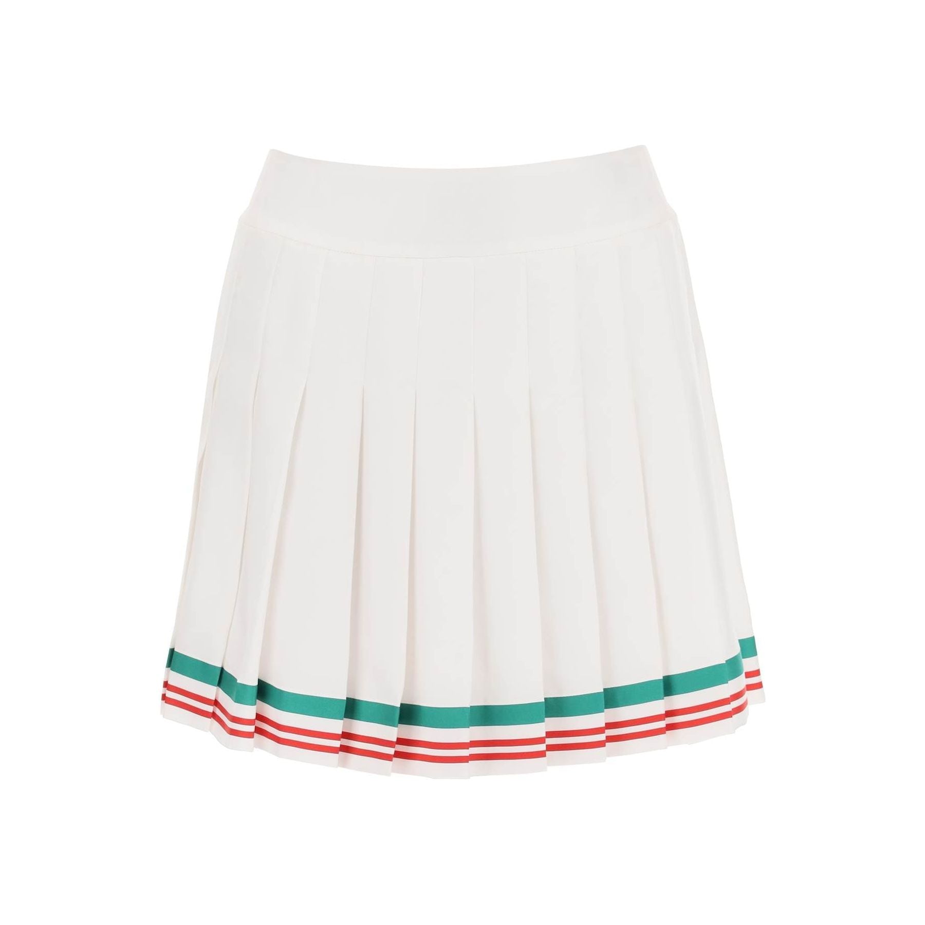 Silk Tennis Mini Skirt